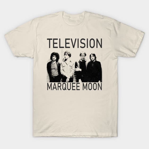 Marquee Moon Halftone T-Shirt by Resdis Materials